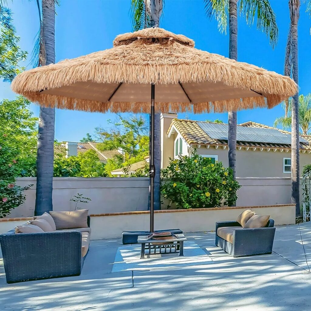 Hawaii Parasol Natur med Solbeskyttelse og Tropisk Flair